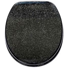 Sanilo WC-Sitz Glitzer Schwarz