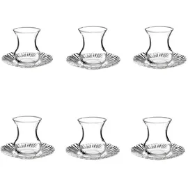 Pasabahce Aurora 20-teiliges Servierset, ideal für Tee- & Kaffeerunden