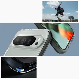 SPIGEN Google Pixel 9 Pro XL Ultra Hybrid OneTap Metal Ring Hülle transparent