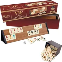 STAR VIP Okey mit Melamin Steine AHSAP Okey TAKIMI