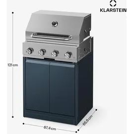 Klarstein WaldChef Gasgrill schwarz