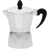 KASANOVA Espressokocher 2 Tassen Silber