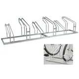 Trutzholm Fahrradständer für 6 Fahrräder höhenversetzt 210 x 45 cm Stahl feuerverzinkt grau