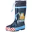 Gummistiefel Baustelle Blau/Orange 24,5
