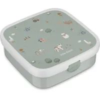 Mepal Campus Brotdose mit Bento-Einsatz und Gabel 1,3 l Little Farm