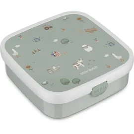 Mepal Campus Brotdose mit Bento-Einsatz und Gabel 1,3 l Little Farm