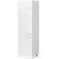 Vicco Hochschrank R-Line 60 x 57,5 x 207 cm Weiß Hochglanz