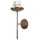 Loberon Wandkerzenhalter Viverto Eisen Braun
