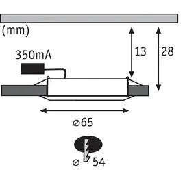 Paulmann Einbauleuchte 2er Pack (999.20)