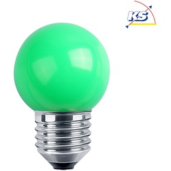 HWH Outdoor LED Deko MiniGlobe, IP44, E27, 1W, GRUEN, opal BLU-48247