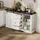 modfu Sideboard 150 x 85 x 40 cm Weiß