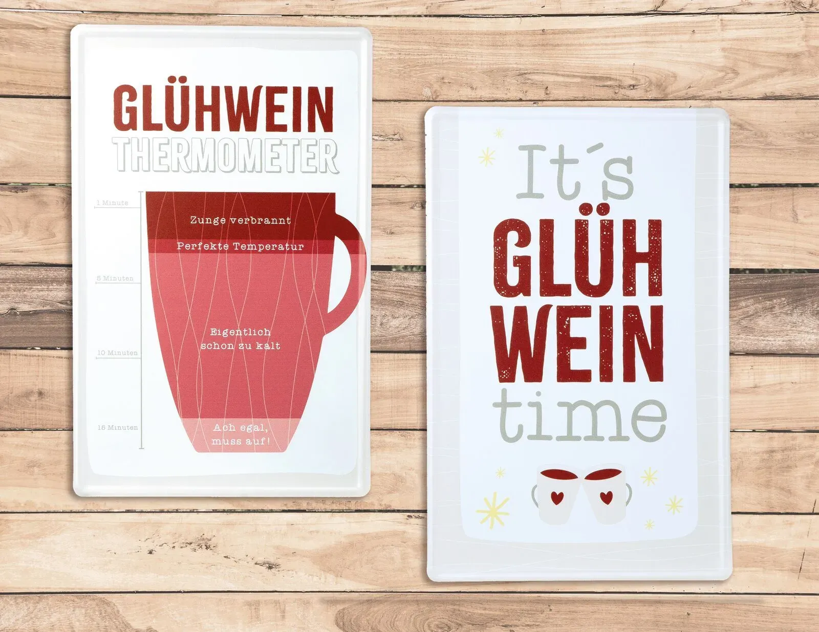 Schild Its Glühwein Time
