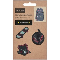 Lässig Bold Match Textile Sticker Skater