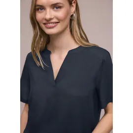 STREET ONE Kurzarmbluse Blau 38