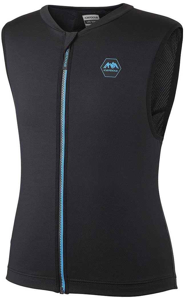 Icetools Lite Vest Rückenprotektor black/blue  M  