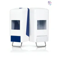 Blanc HYGIENIC Softflaschenspender für 1.000 ml oder 2.000 ml Softflaschen in Grau-Weiß ODER Blau-Weiß