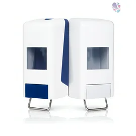 Blanc HYGIENIC Softflaschenspender für 1.000 ml oder 2.000 ml Softflaschen in Grau-Weiß ODER Blau-Weiß