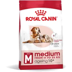 ROYAL CANIN MEDIUM Ageing 10+ Trockenfutter für ausgewachsene Hunde, mittlere Rassen 15 kg