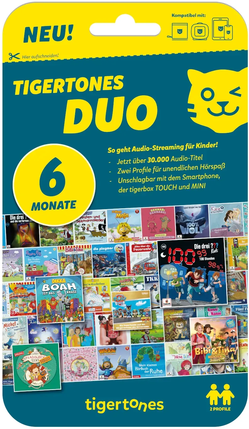 Tigertones Duo Ticket - 6 Monate