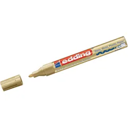 Glanzlack-Marker edding 750 gold Packung mit 10 Stück