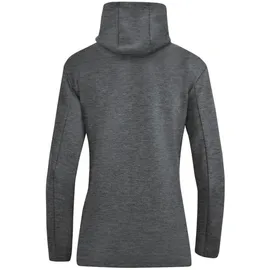 Jako Damen Kapuzensweat Premium Basics, anthrazit meliert, 40