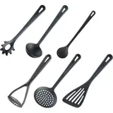 Westmark Küchenhelfer-Set Gentle 6-teilig Kunststoff schwarz
