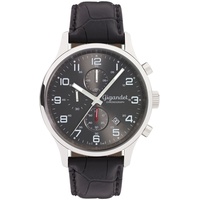 Gigandet Herren Uhr Chronograph Quarz mit Leder Armband G51-001