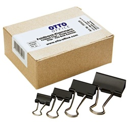 OTTO Office Foldback-Klammern gemischt, schwarz, 24 Stück schwarz