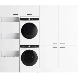 OPTIFIT Waschsäulen-Set Bonn214 243,2 x 210 x 57,1 cm Weiß