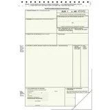 RNK Warenverkehrsbescheinigung EUR.1 zum manuellen Ausfüllen - SD, 1 x 2 Blatt, DIN A4