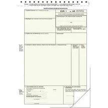 RNK Warenverkehrsbescheinigung EUR.1 zum manuellen Ausfüllen - SD, 1 x 2 Blatt, DIN A4
