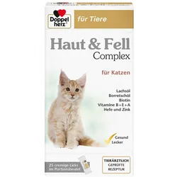 Doppelherz für Tiere Haut & Fell Complex für Katzen