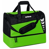 Erima Unisex Six Wings Sporttasche mit Bodenfach, Green/schwarz, S