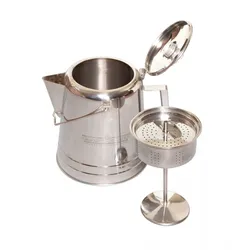 Camp Chef Edelstahl-Kaffeekanne mit Perkolator Camping Grill Outdoor