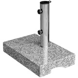 anndora Sonnenschirmständer Granit 25 kg hellgrau Balkonständer max. 48mm Stamm