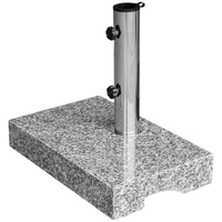 anndora Sonnenschirmständer Granit 25 kg hellgrau Balkonständer max. 48mm Stamm