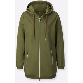 Casual Looks WITT WEIDEN Sweatjacke in oliv | Gr.: 46