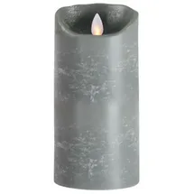 SOMPEX Flame LED Echtwachskerze 18 cm grau