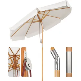 Sekey Sonnenschirm Ø 300 cm Weiß