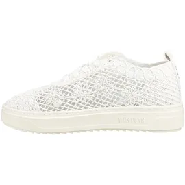 Mustang Shoes Damen Plateau-Sneaker Weiß 40