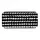 Marimekko - Räsymatto Tablett, 15 x 32 cm, schwarz / weiß