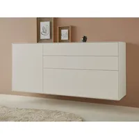 LeGer Home by Lena Gercke Sideboard »Essentials«, Breite: 167cm, MDF lackiert, Push-to-open-Funktion, weiß