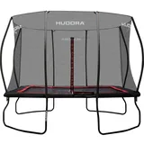 Hudora 4square Trampolin 215 x 305 cm inkl. Sicherheitsnetz schwarz