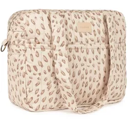 Nobodinoz - Hyde Park Kinderwagen Tasche, wasserfest, leonie latte