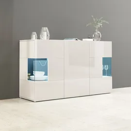 OTTO home Sideboard 135 x 80 x 40 cm Weiß