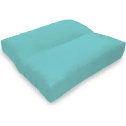NYVI Loungekissen SunLounge Outdoor 40x40 cm Bleu - Wasserabweisend, Schmutzabweisend, Bequem, für Stühle, Bänke, Boden