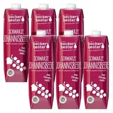 beckers bester SCHWARZE JOHANNISBEERE Fruchtnektar 6x 1,0 l