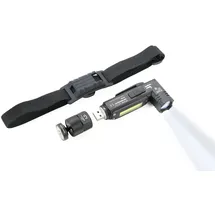 Troika ECO KNICKLICHT Schwarz Hand-Taschenlampe + Stirnband-Taschenlampe COB LED