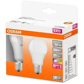 Osram LED-Birne 4058075430891 9W E27 warmweiß 2 St.