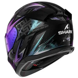 Shark D-Skwal 3 BLAST-R Integralhelm - Schwarz/Grau/Türkis / XL